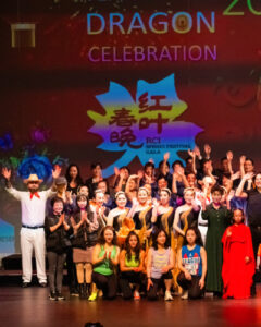 Group of Performers on stage at the 2024 dragon festival hosted by RedLeaf